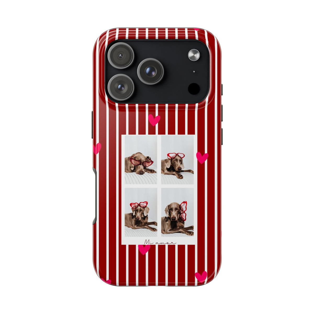 Funda de teléfono estilo cabina de fotos