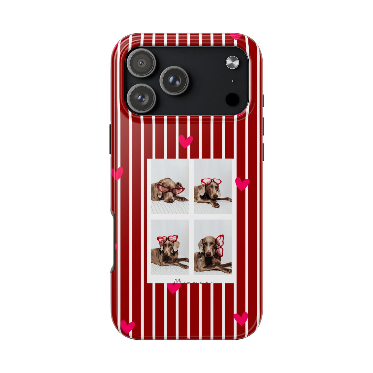 Funda de teléfono estilo cabina de fotos