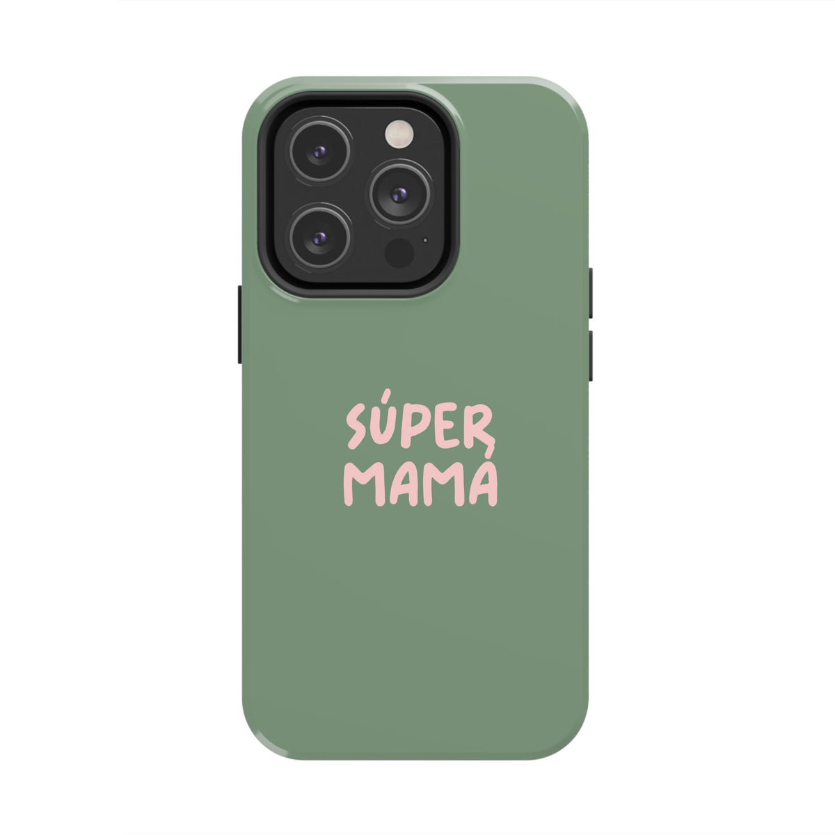 Green Phone Case with Custom Text