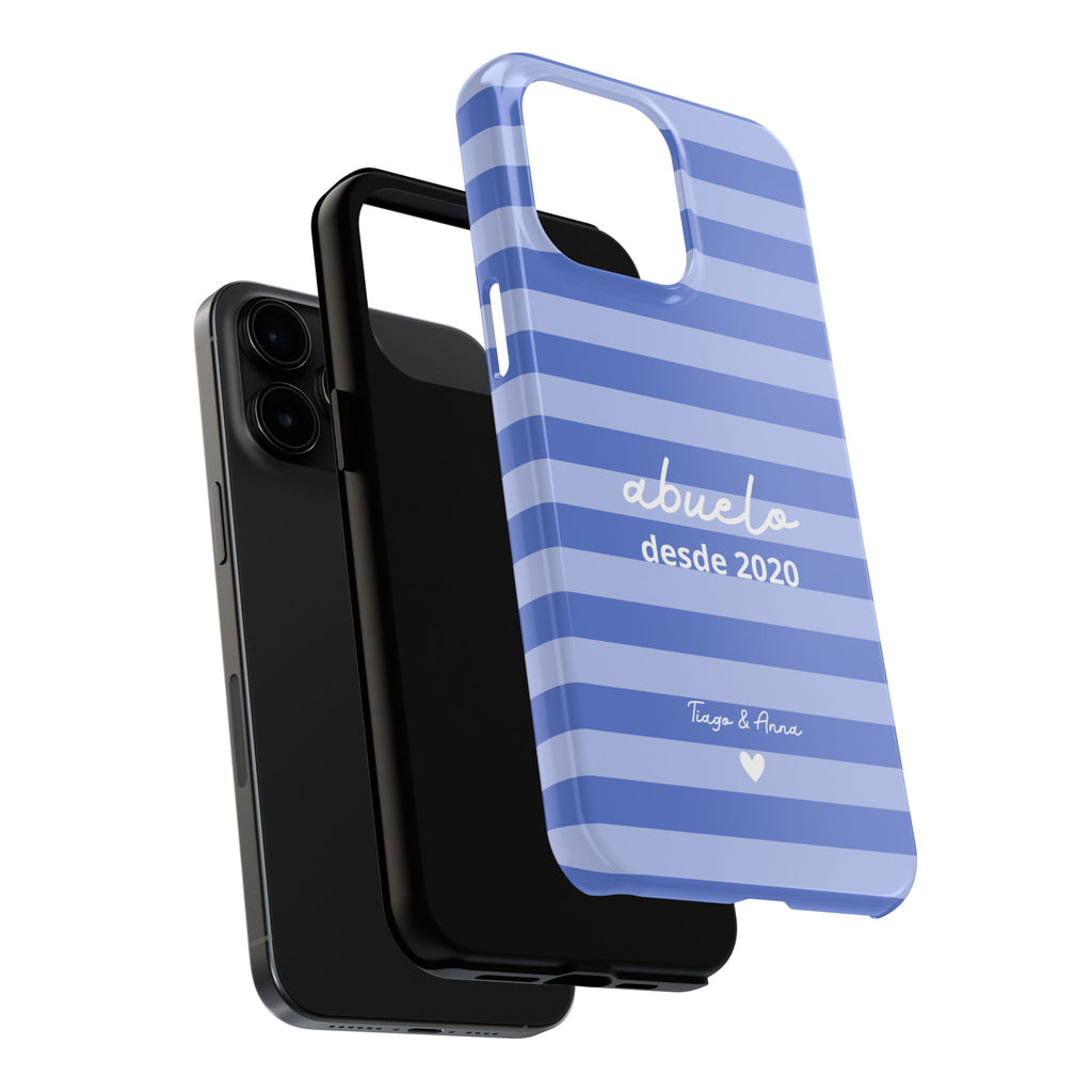 Funda personalizada para Papá o Abuelo con fecha y nombres