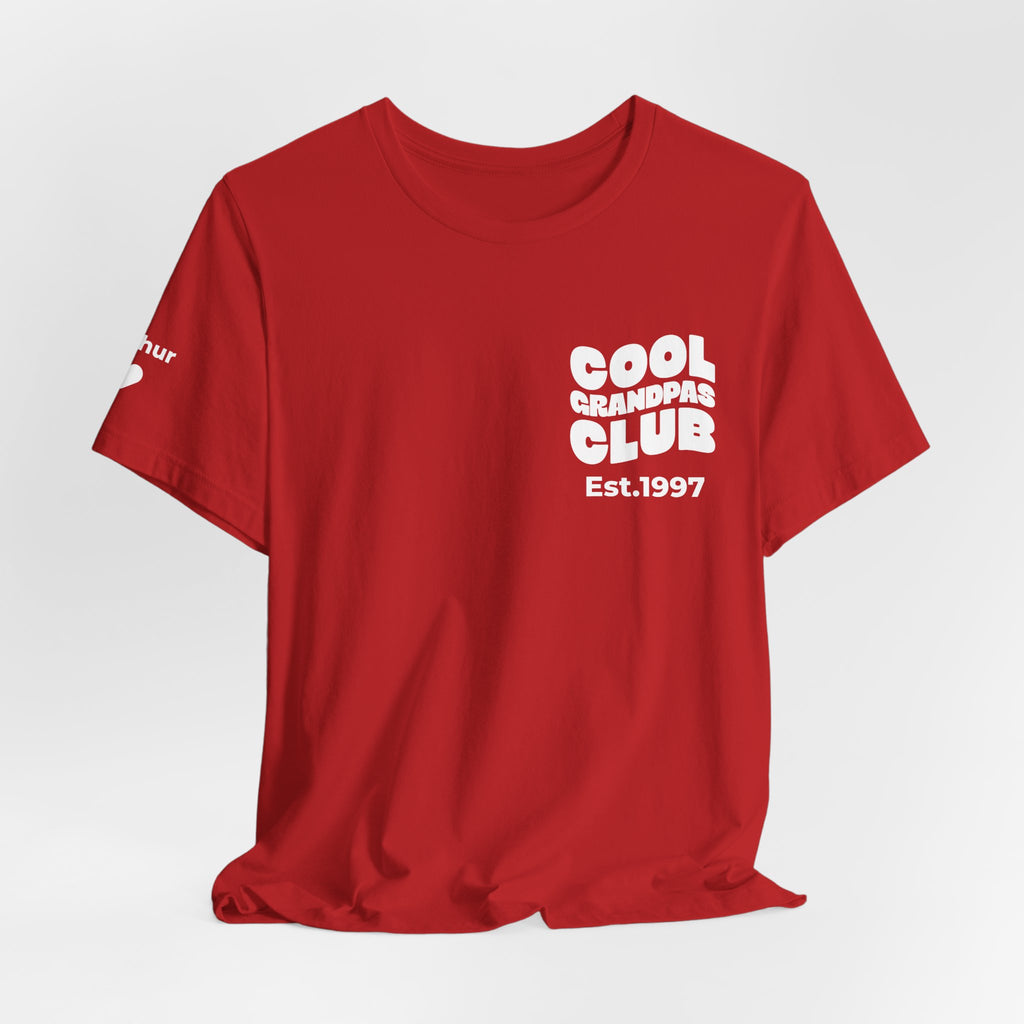 T-Shirt Cool Grandpas Club & Sleeve Names