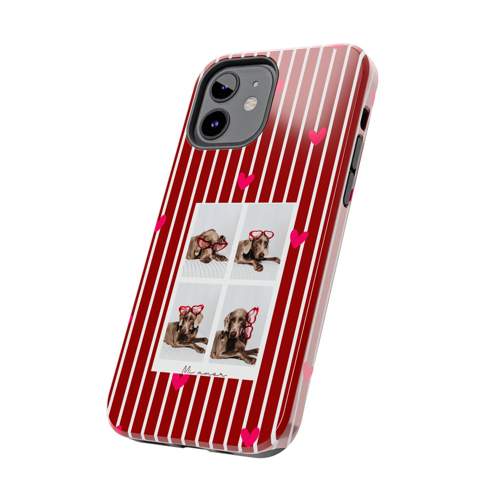 Funda de teléfono estilo cabina de fotos