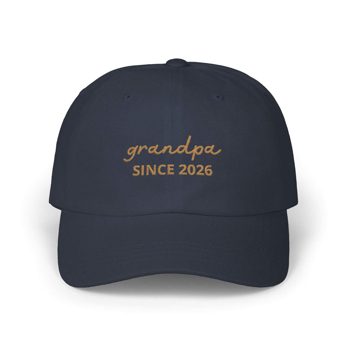 Gorra del abuelo desde fecha bordada