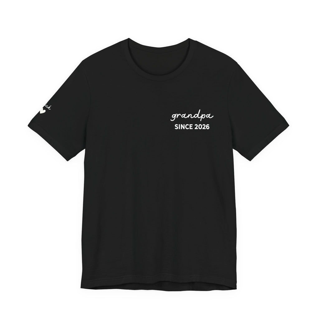 Camiseta personalizada "Abuelo desde" estampada con nombres