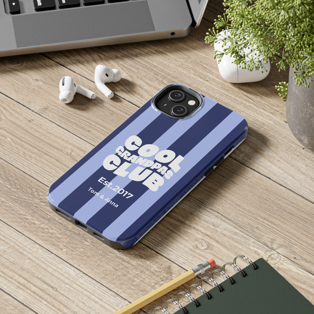 Funda para Teléfono Club de Abuelos Geniales y Nombres de los Nietos
