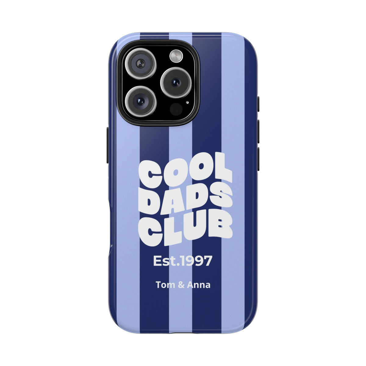 Funda para teléfono Papás Geniales Club y Nombres de los niños