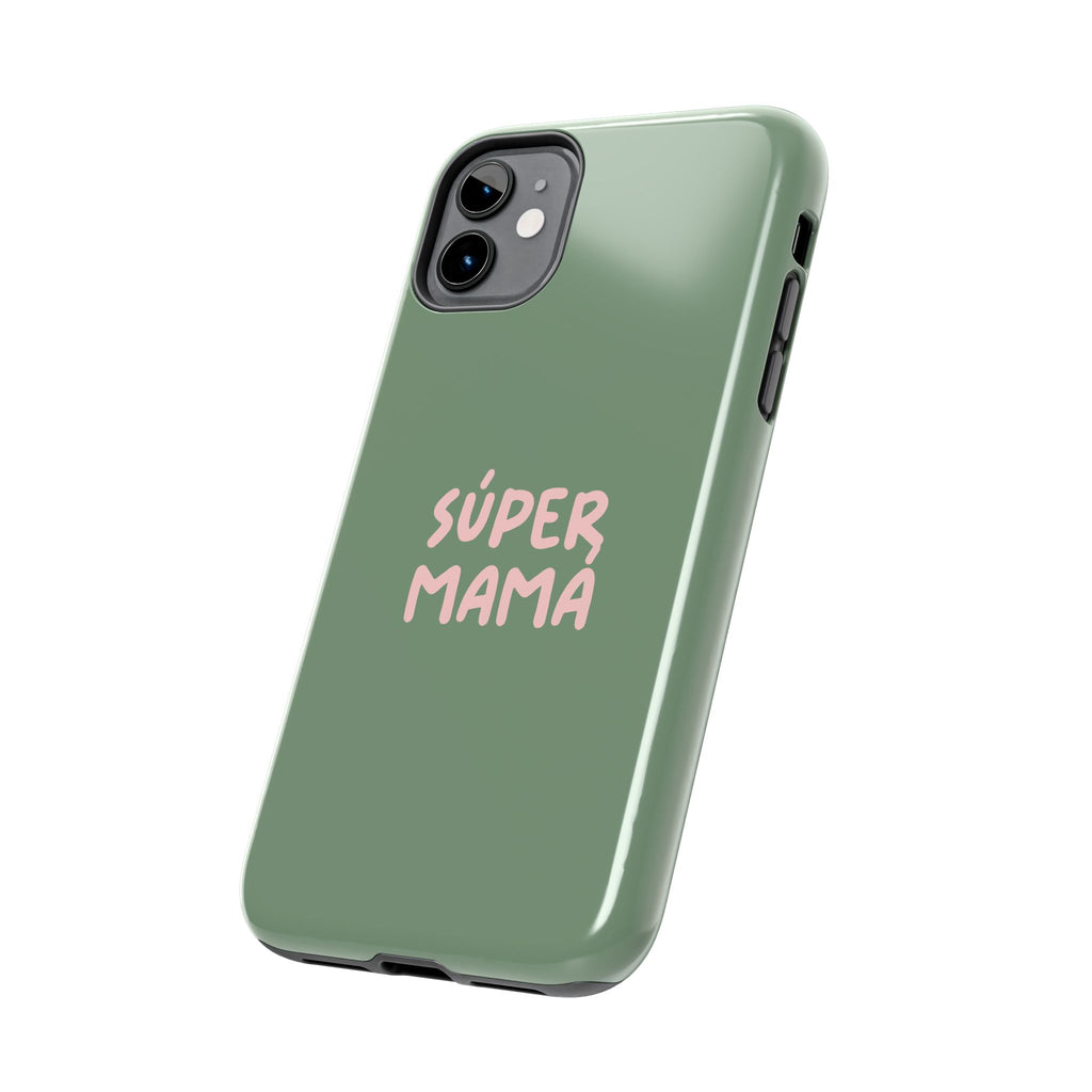 Funda para Teléfono Verde con Texto Personalizado