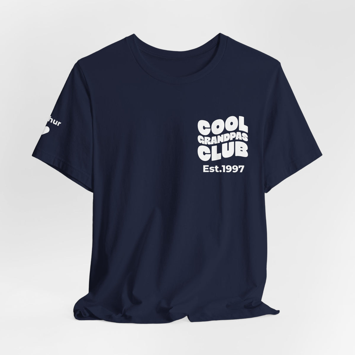 T-Shirt Cool Grandpas Club & Sleeve Names
