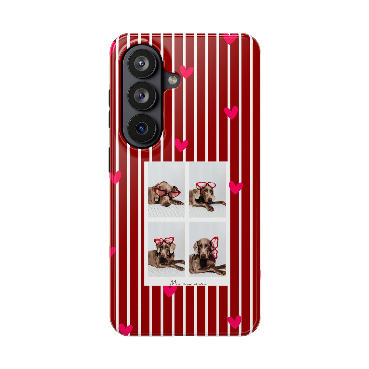 Funda de teléfono estilo cabina de fotos