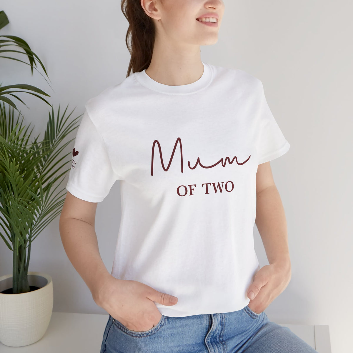 Camiseta Mamá de y nombres personalizados