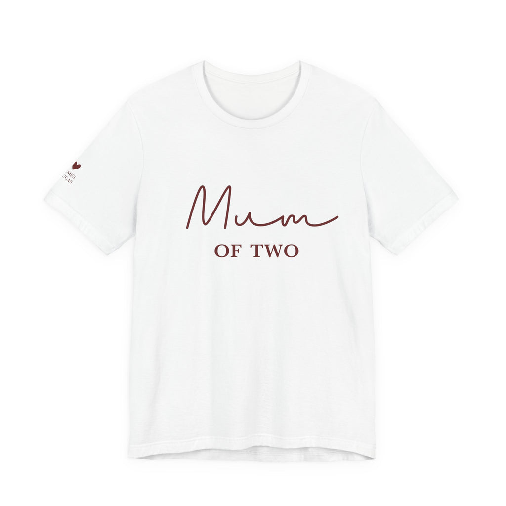 Camiseta Mamá de y nombres personalizados