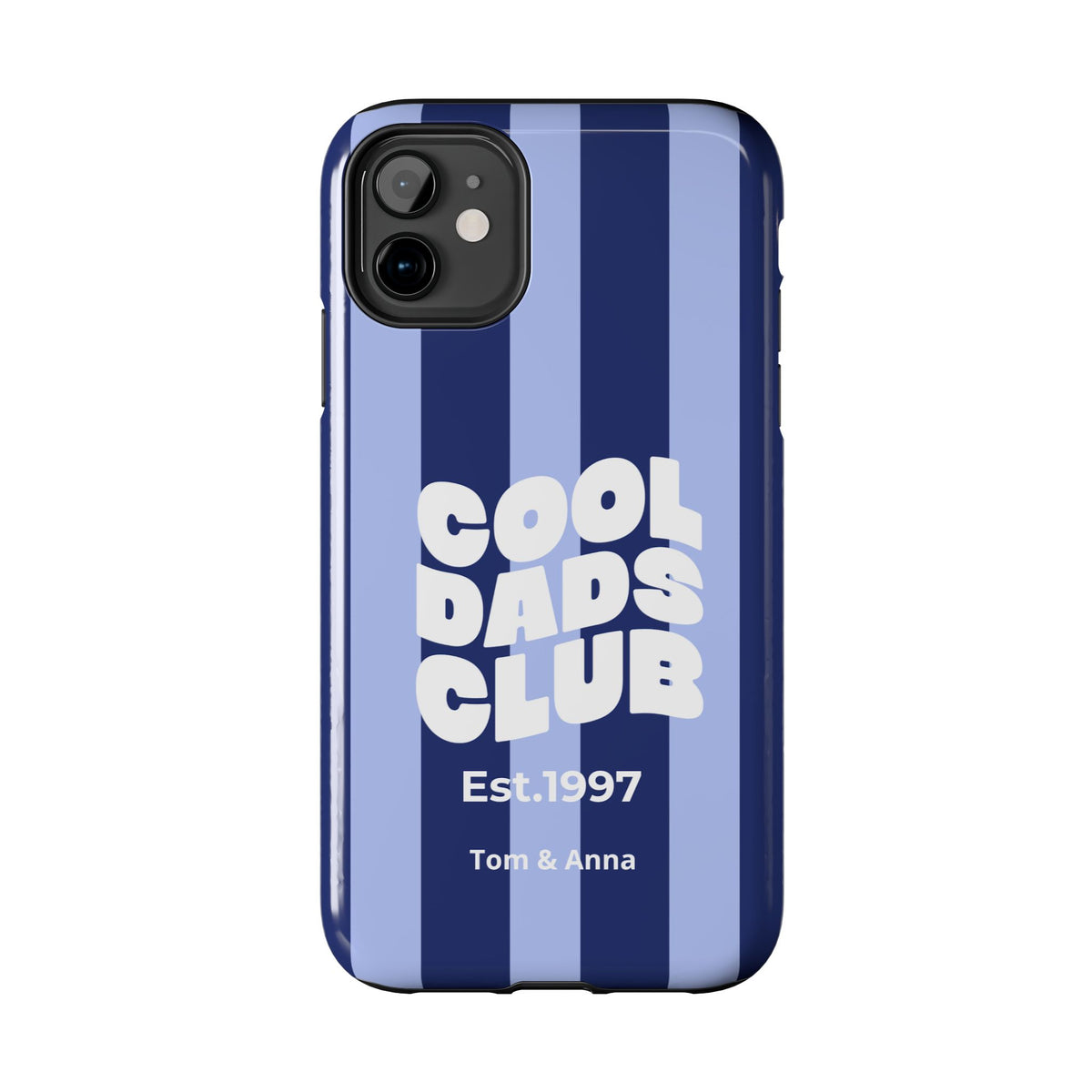 Funda para teléfono Papás Geniales Club y Nombres de los niños