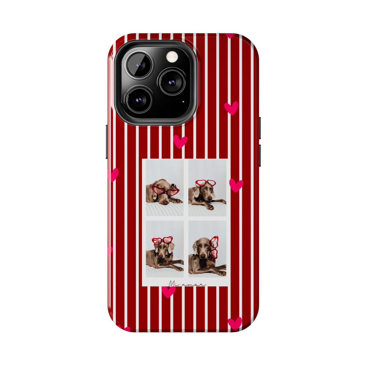Funda de teléfono estilo cabina de fotos
