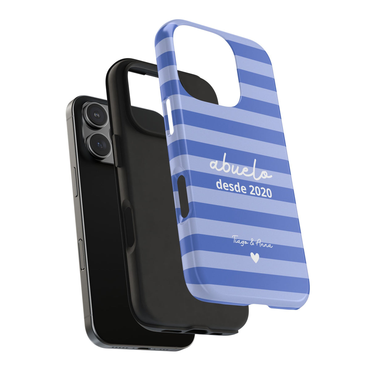 Funda personalizada para Papá o Abuelo con fecha y nombres