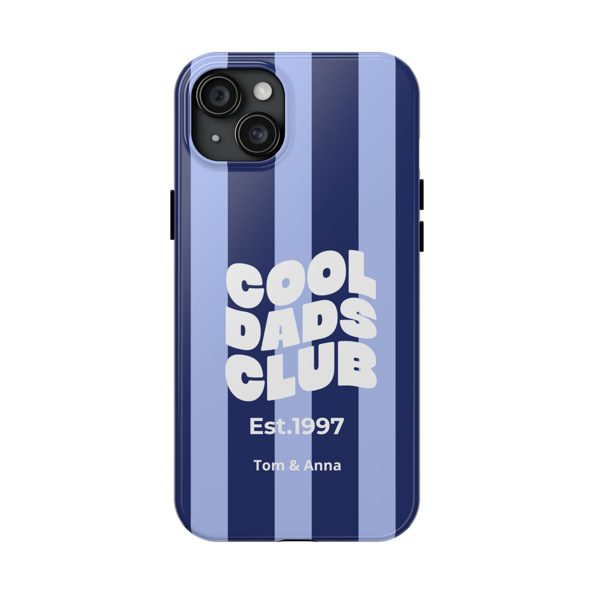 Funda para teléfono Papás Geniales Club y Nombres de los niños