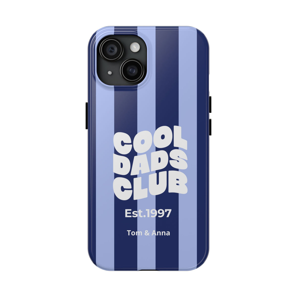 Funda para teléfono Papás Geniales Club y Nombres de los niños