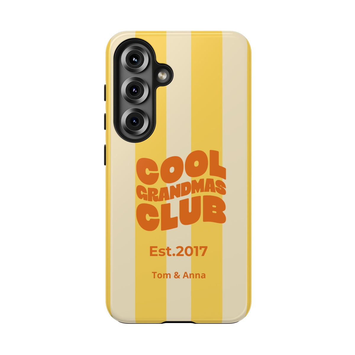 Funda de teléfono Club de abuelas geniales y nombres de niños