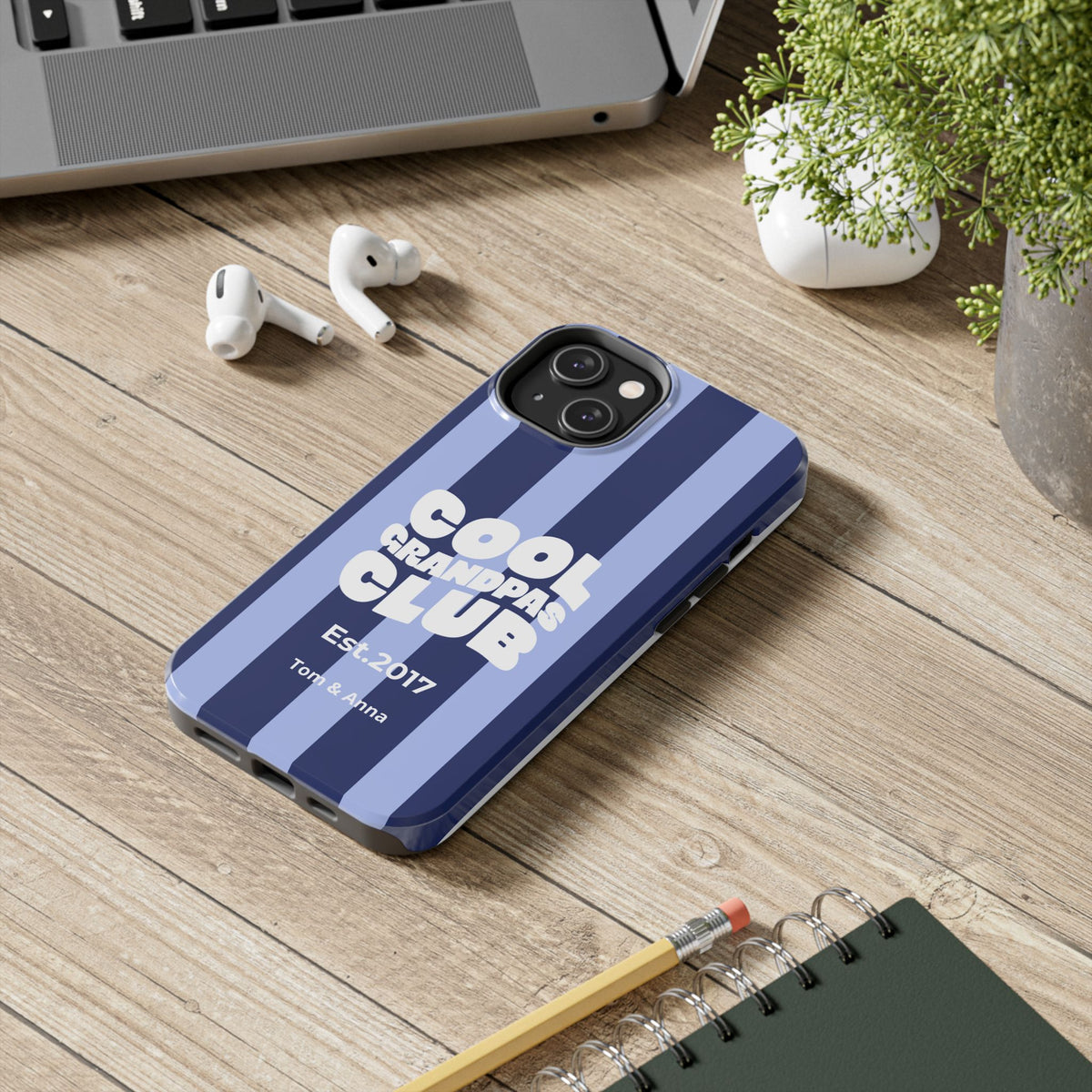 Funda para Teléfono Club de Abuelos Geniales y Nombres de los Nietos