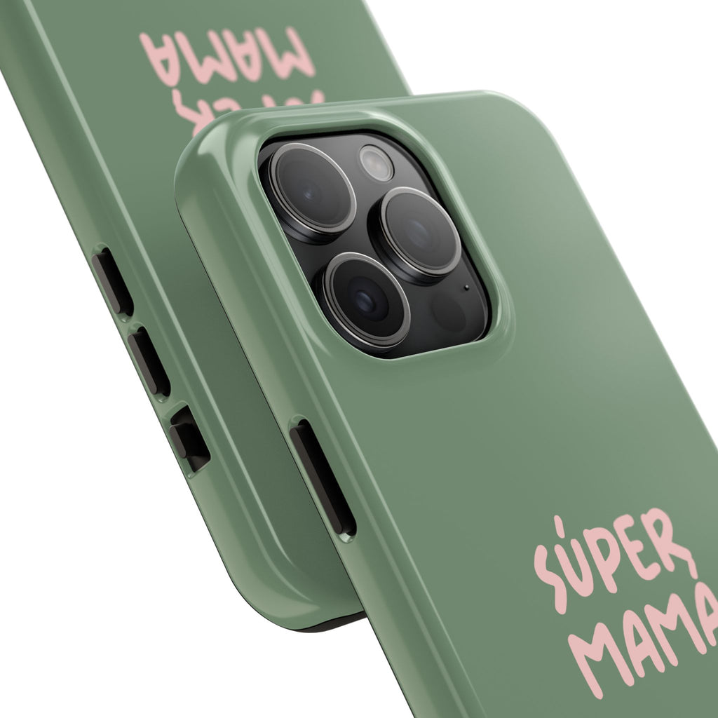 Funda para Teléfono Verde con Texto Personalizado
