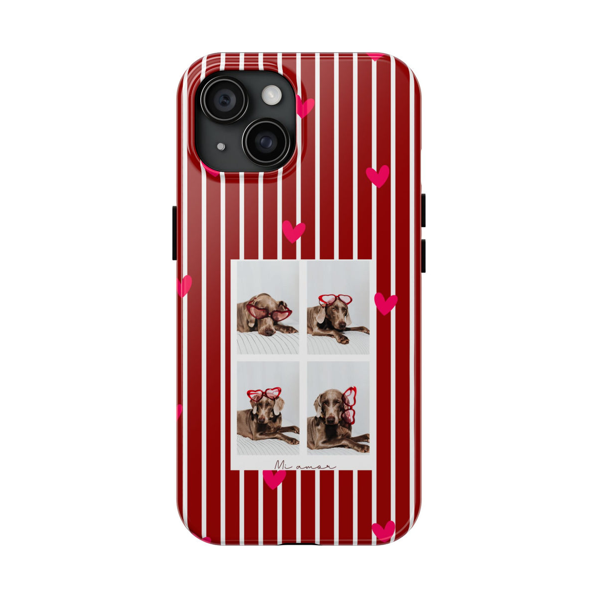 Funda de teléfono estilo cabina de fotos