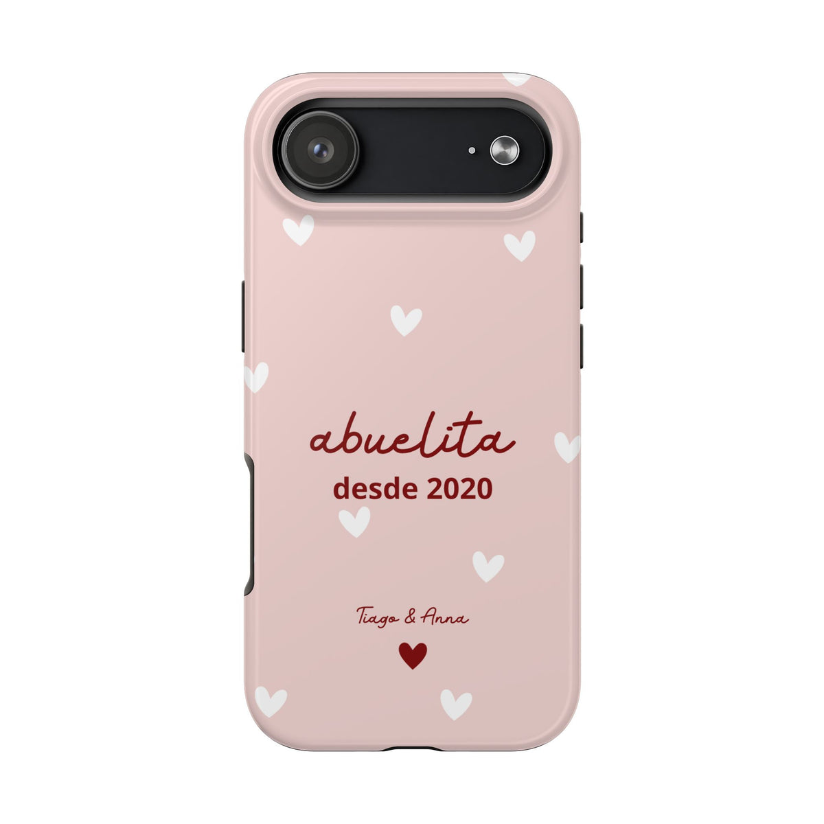 Funda personalizada de mamá o abuela con fecha y nombres
