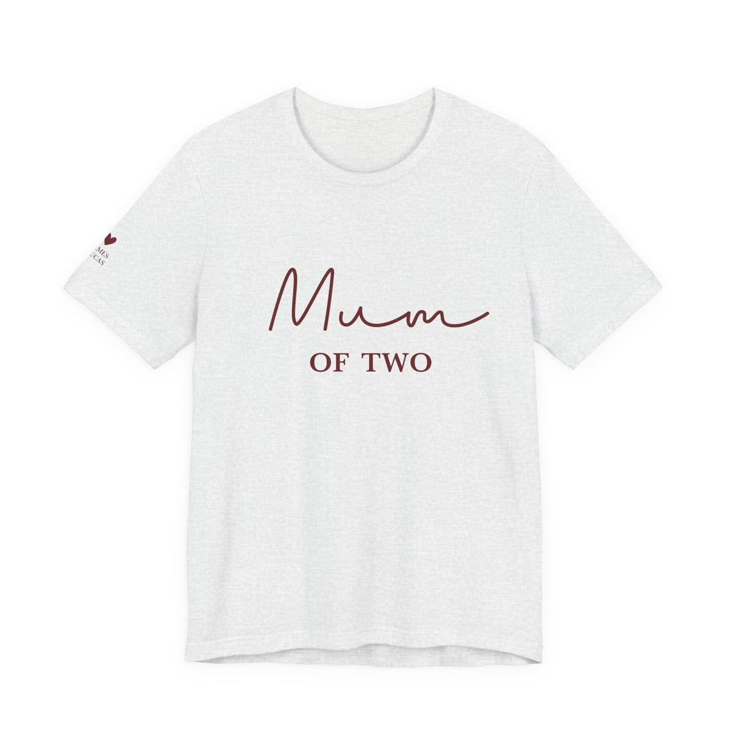 Camiseta Mamá de y nombres personalizados