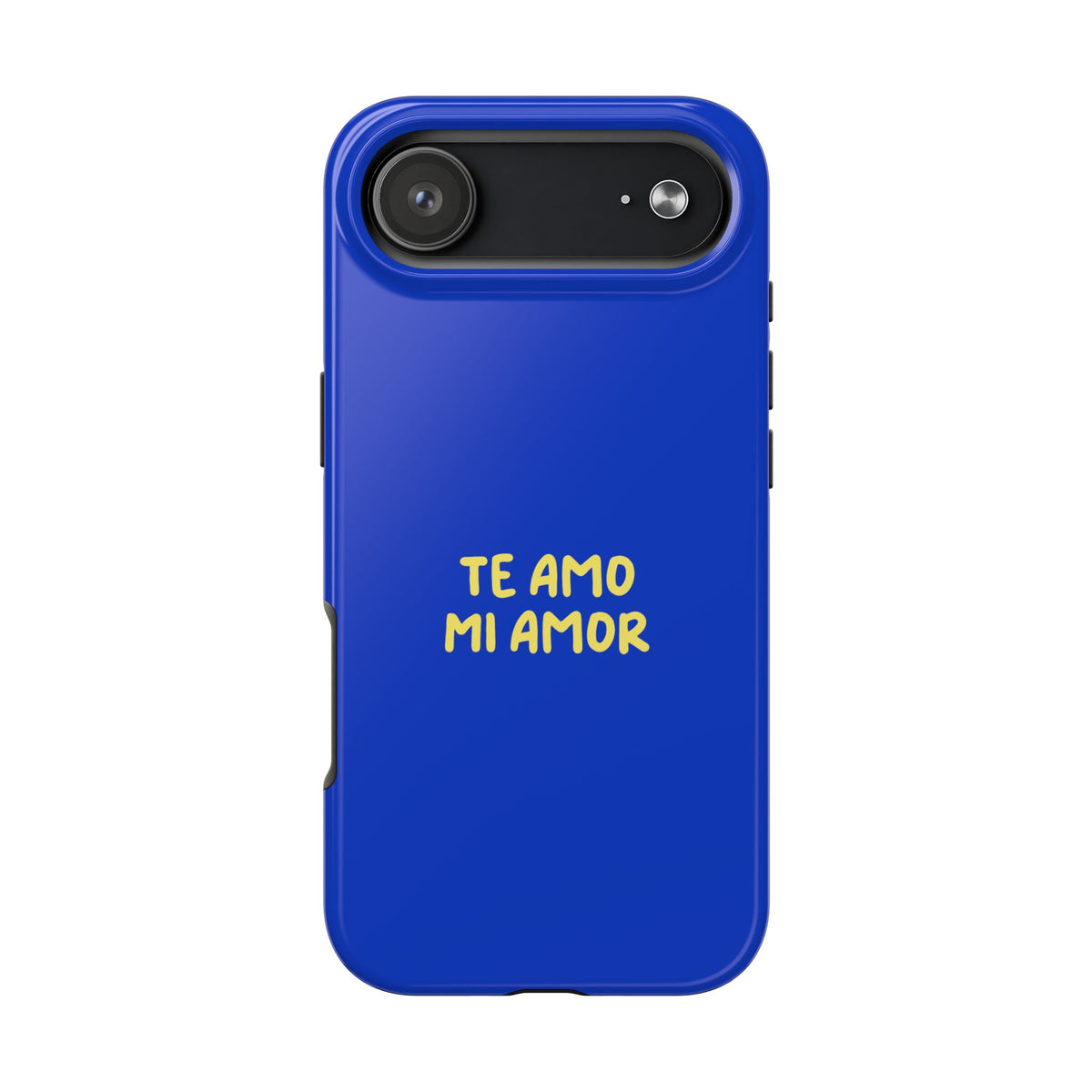 Blue Phone Case with Custom Text