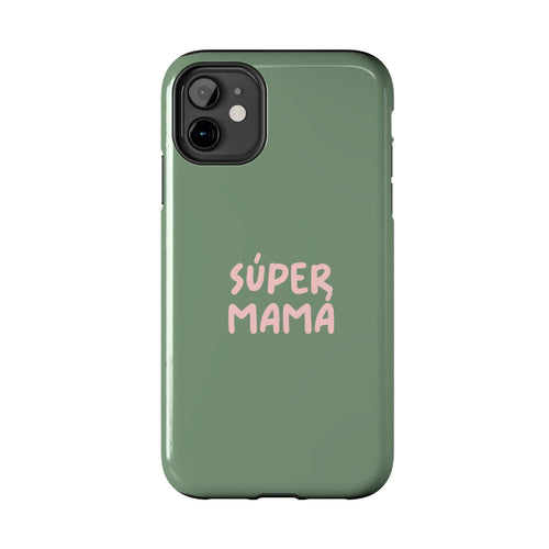 Green Phone Case with Custom Text