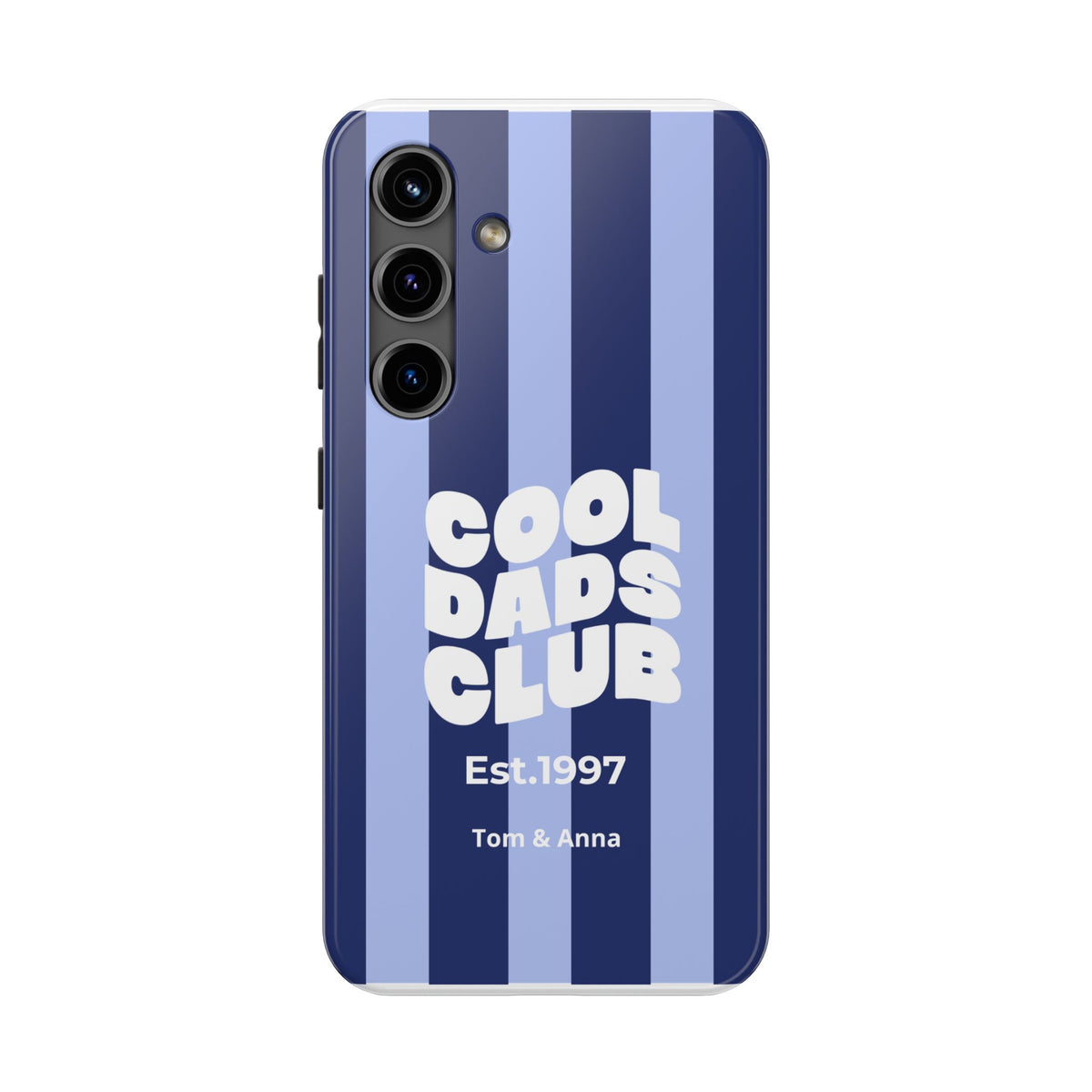 Funda para teléfono Papás Geniales Club y Nombres de los niños