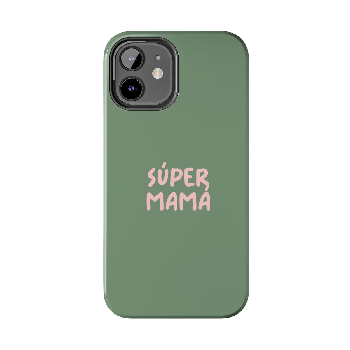 Green Phone Case with Custom Text