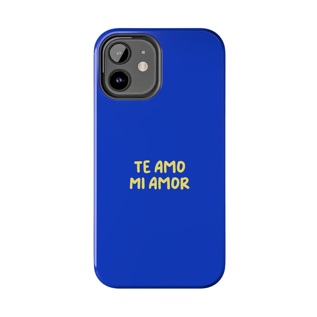 Blue Phone Case with Custom Text