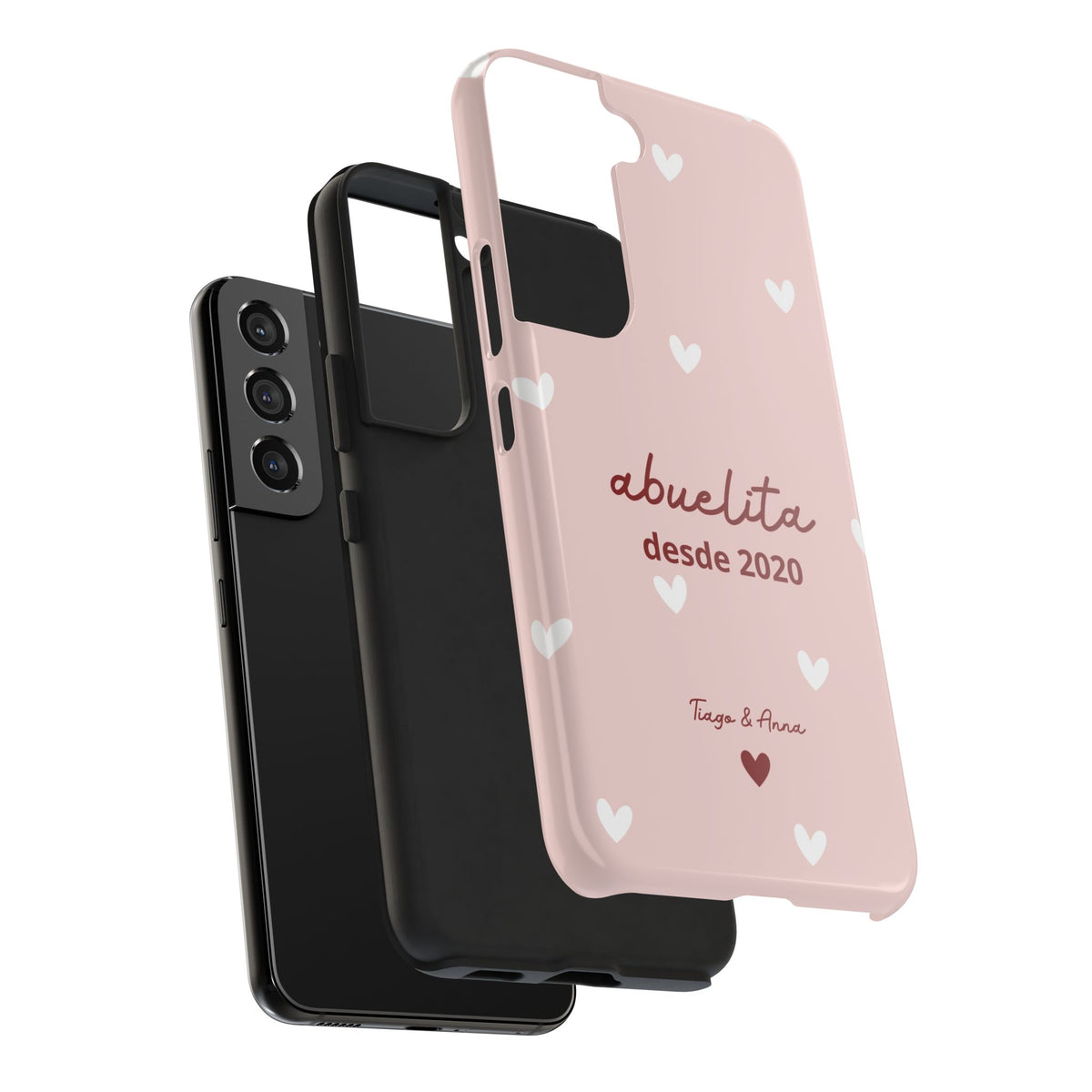 Funda Mamá o Abuelita Personalizada con Fecha y Nombres