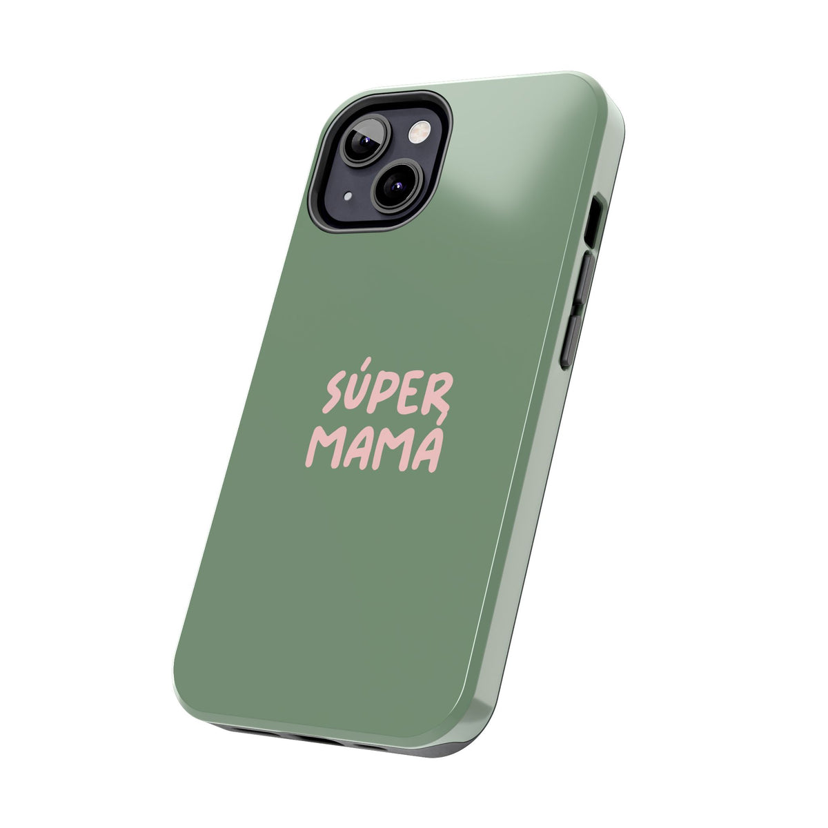 Green Phone Case with Custom Text