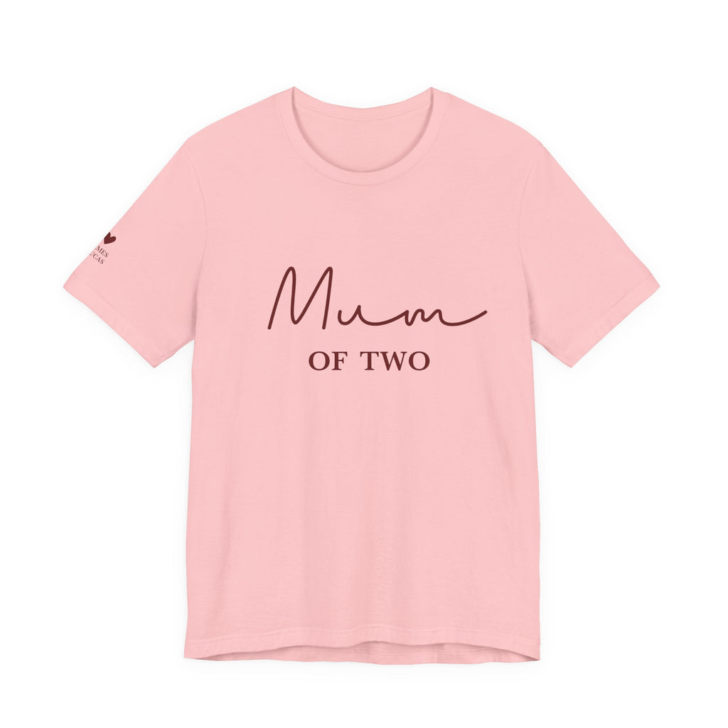 Camiseta Mamá de y nombres personalizados