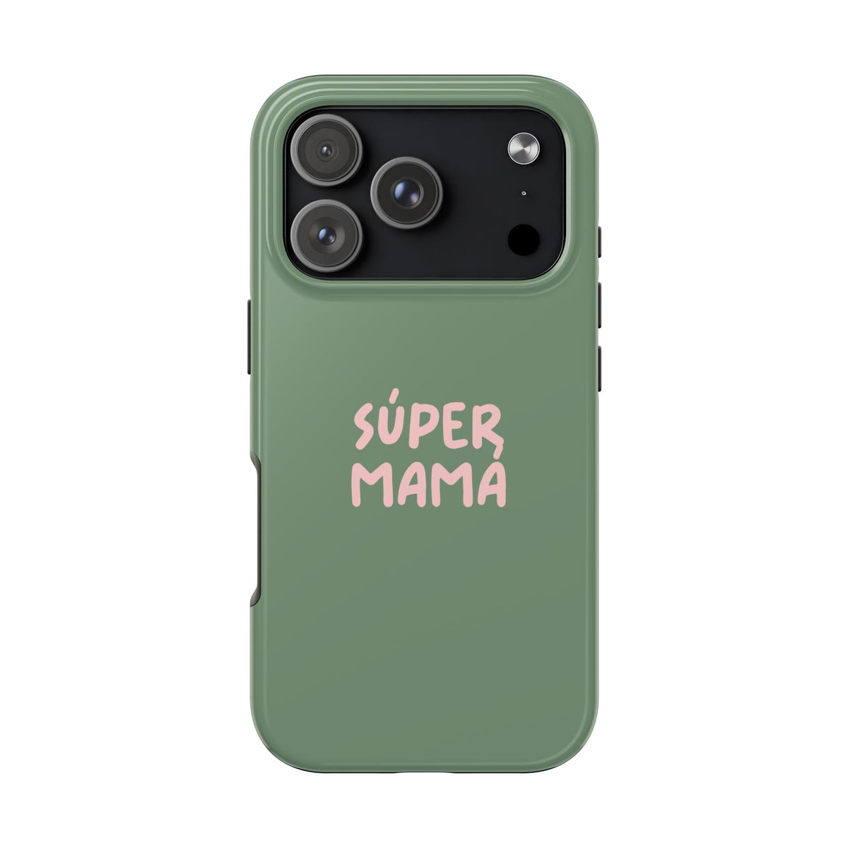 Green Phone Case with Custom Text