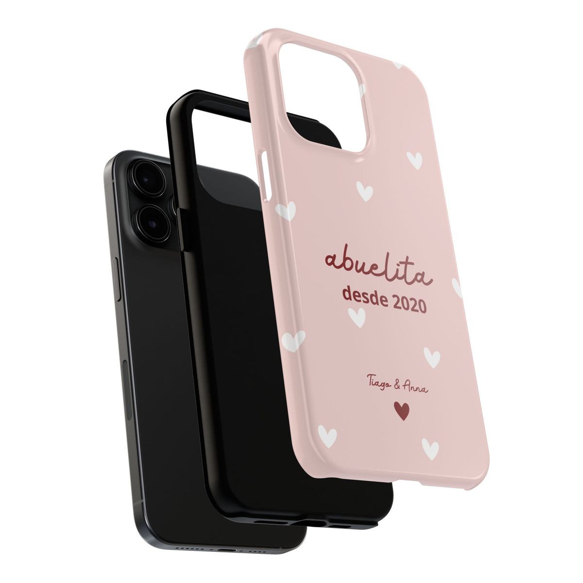 Funda Mamá o Abuelita Personalizada con Fecha y Nombres