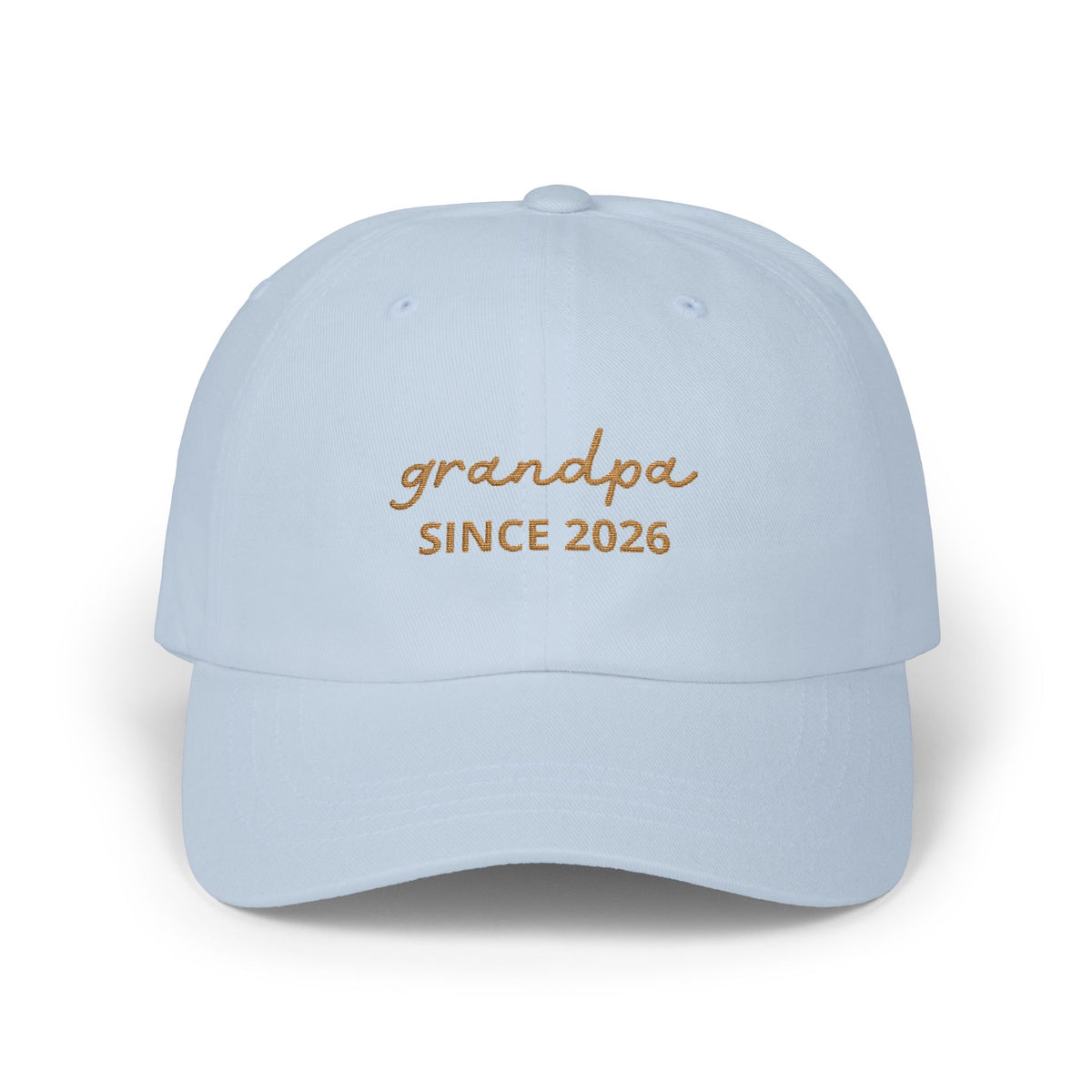 Gorra del abuelo desde fecha bordada