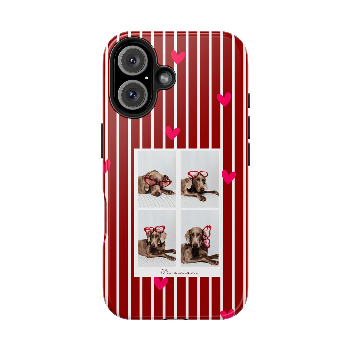 Funda de teléfono estilo cabina de fotos