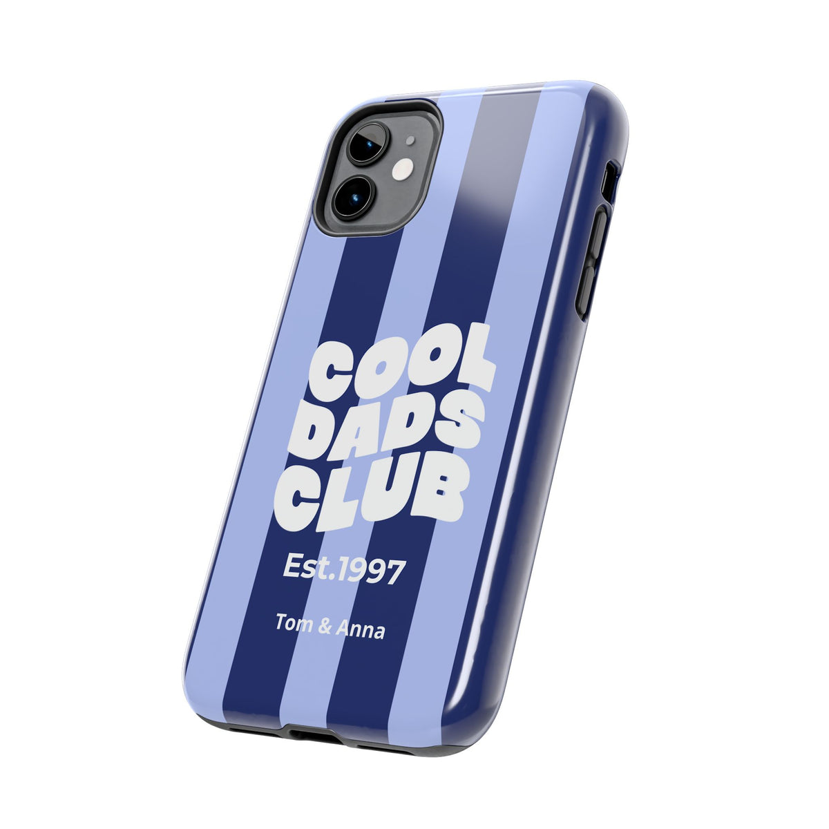 Funda para teléfono Papás Geniales Club y Nombres de los niños