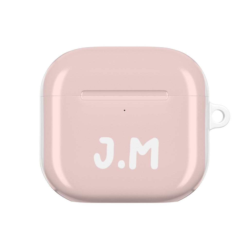 Pink AirPods Case with Personalized Initials