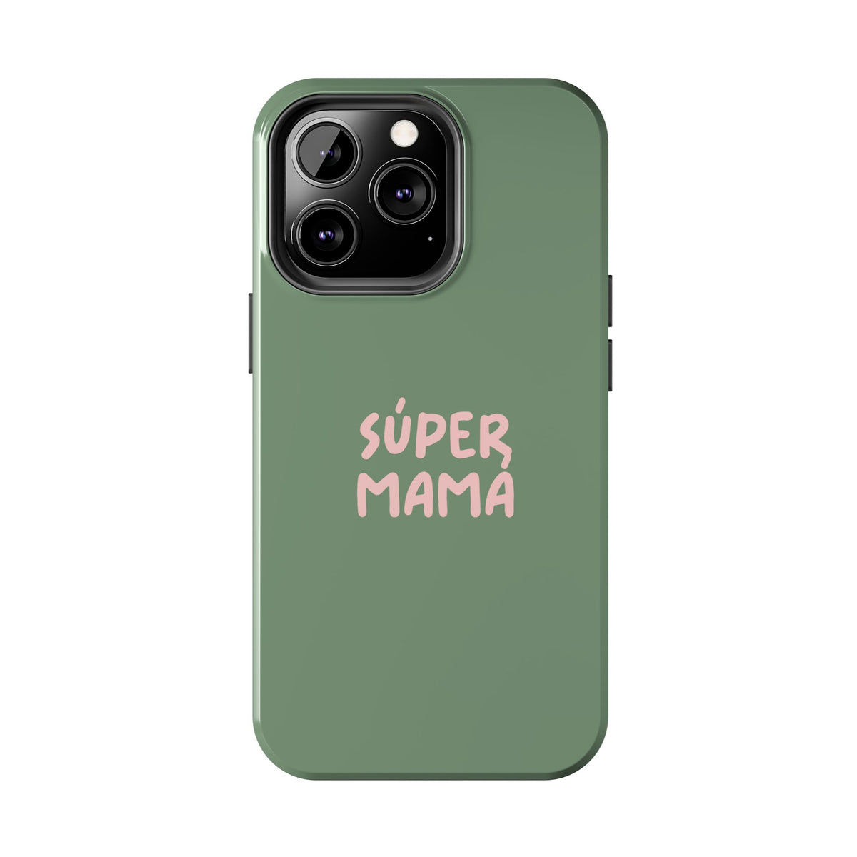 Green Phone Case with Custom Text