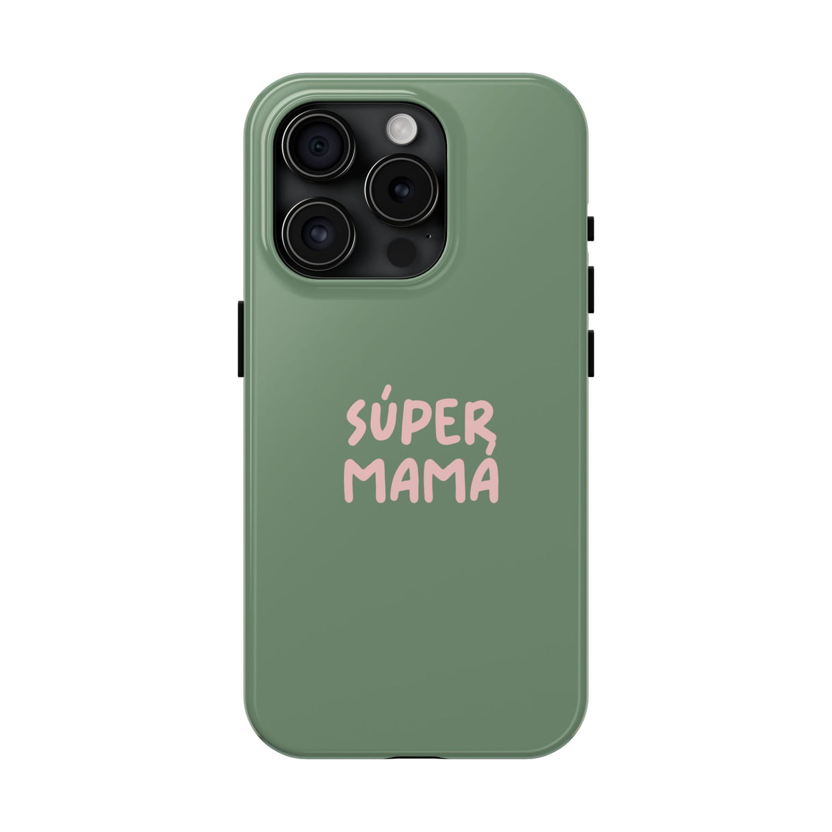 Green Phone Case with Custom Text