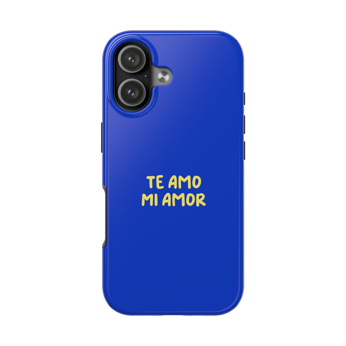 Blue Phone Case with Custom Text