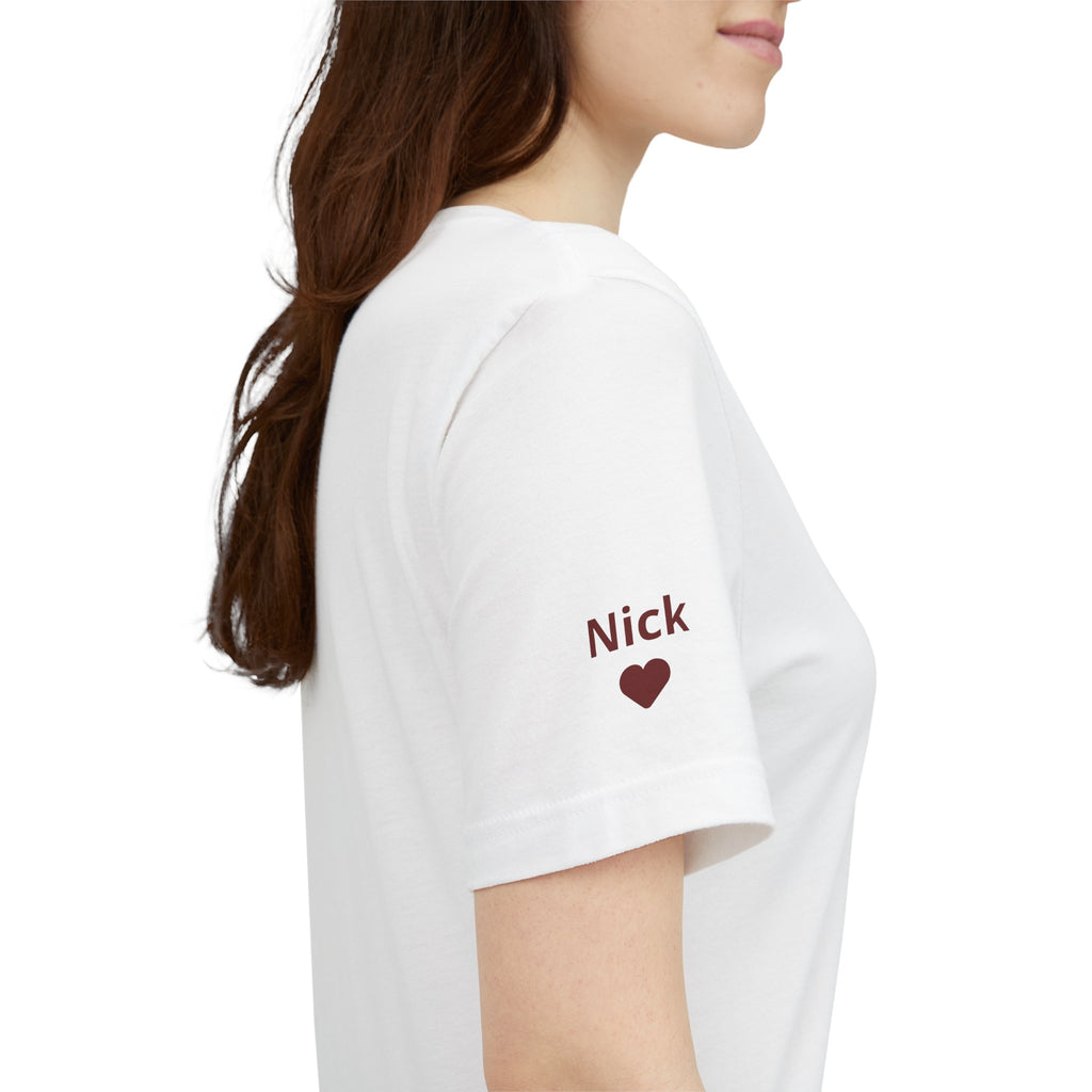 Camiseta Club de Abuelas Geniales y Nombres de Nietos en la Manga