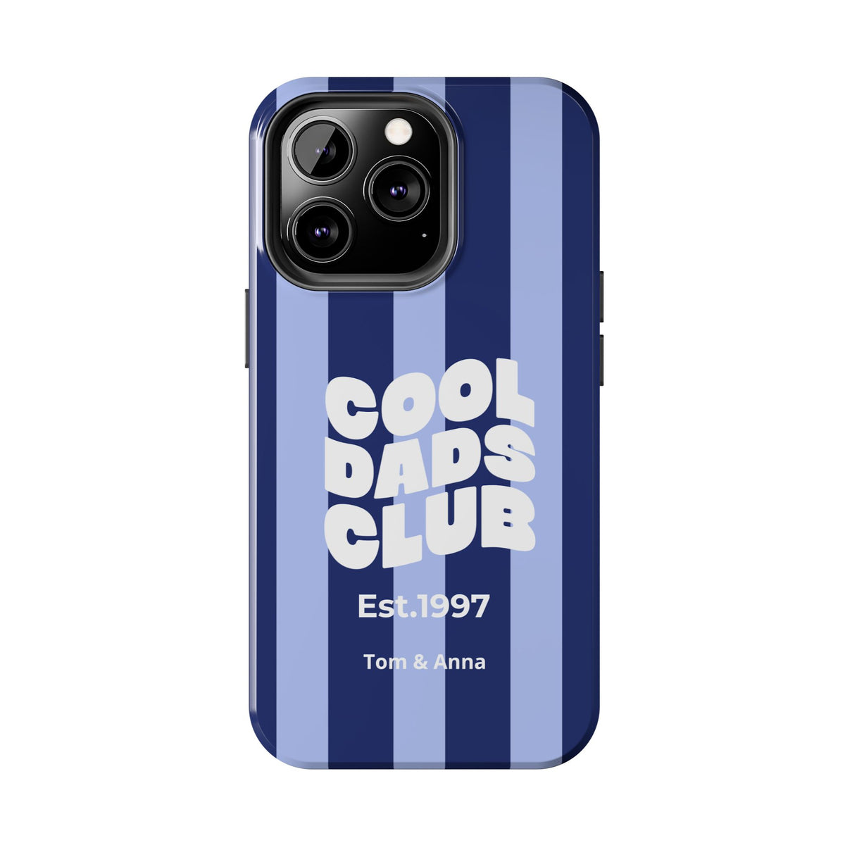 Funda para teléfono Papás Geniales Club y Nombres de los niños