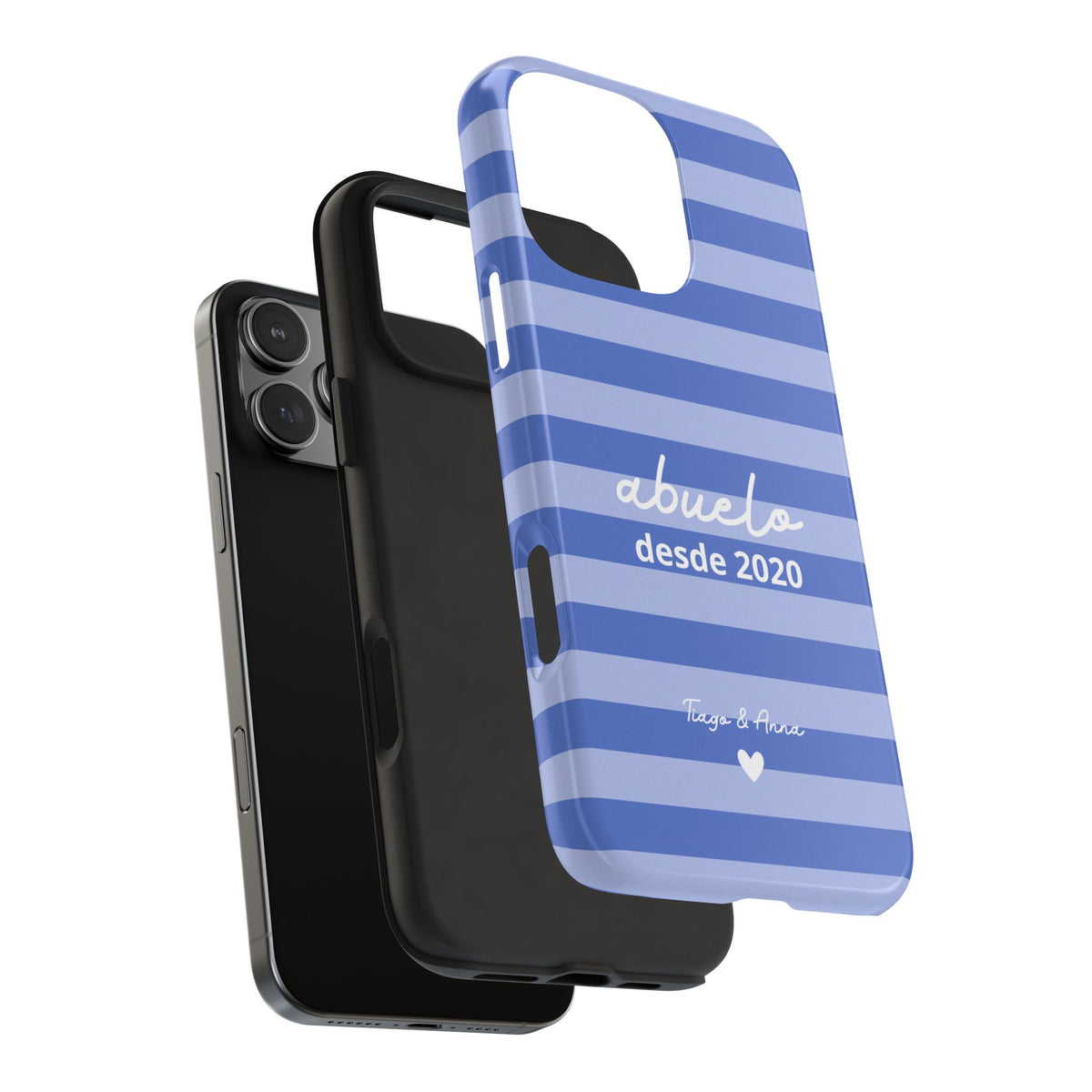 Funda personalizada para Papá o Abuelo con fecha y nombres
