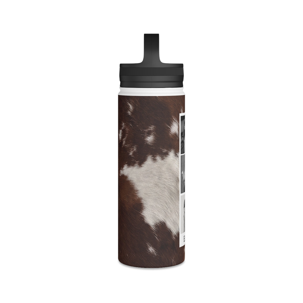 Botella de Agua con Estampado Animal y Foto Personalizada