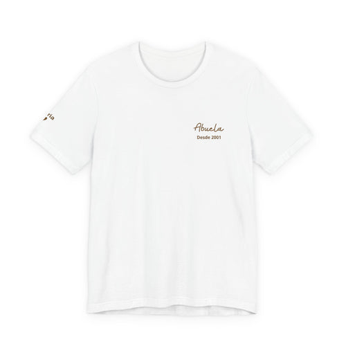 Camiseta Bordada Personalizada para Abuela
