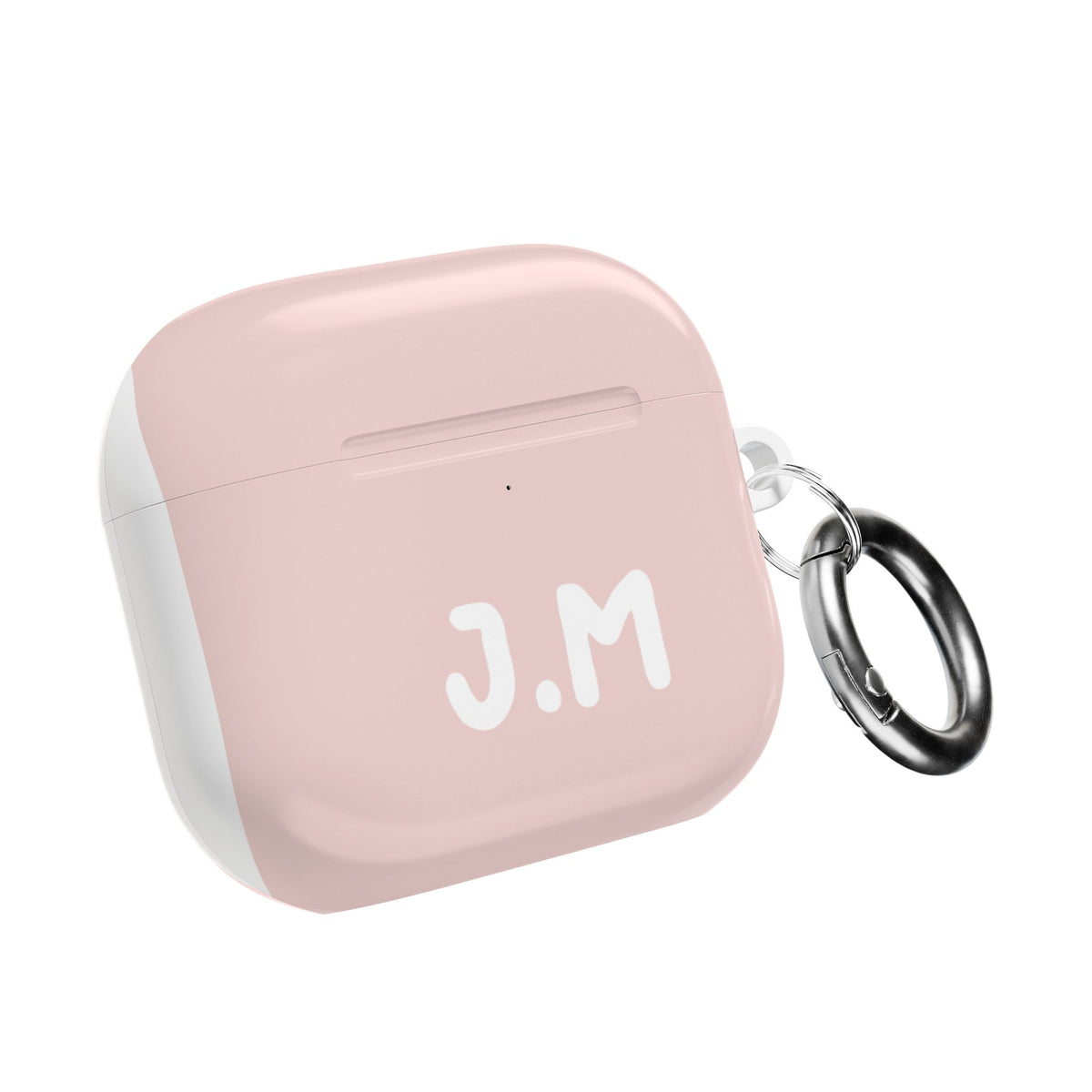 Pink AirPods Case with Personalized Initials