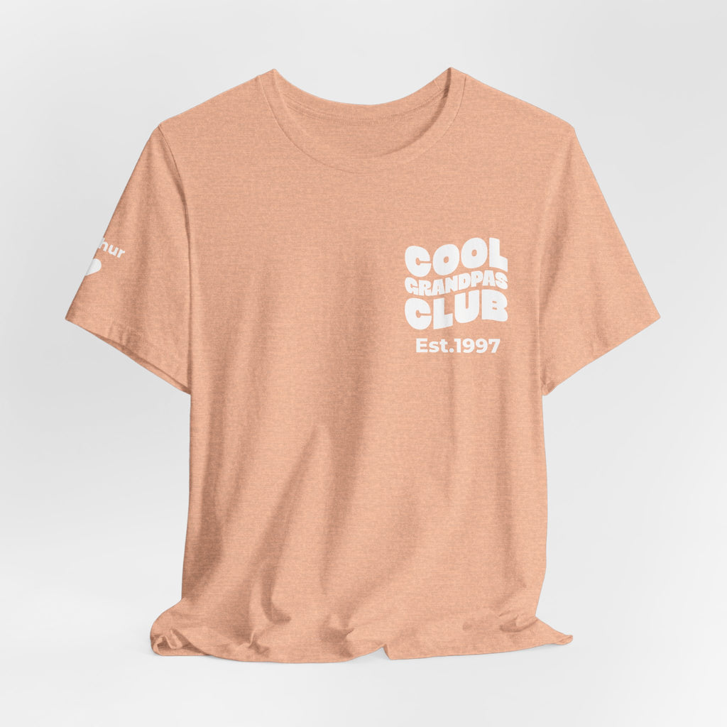 T-Shirt Cool Grandpas Club & Sleeve Names